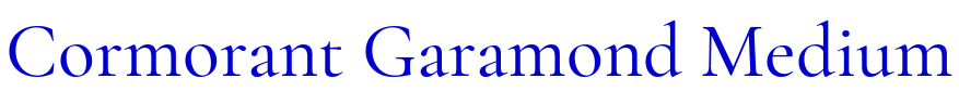 Cormorant Garamond Medium लिपि